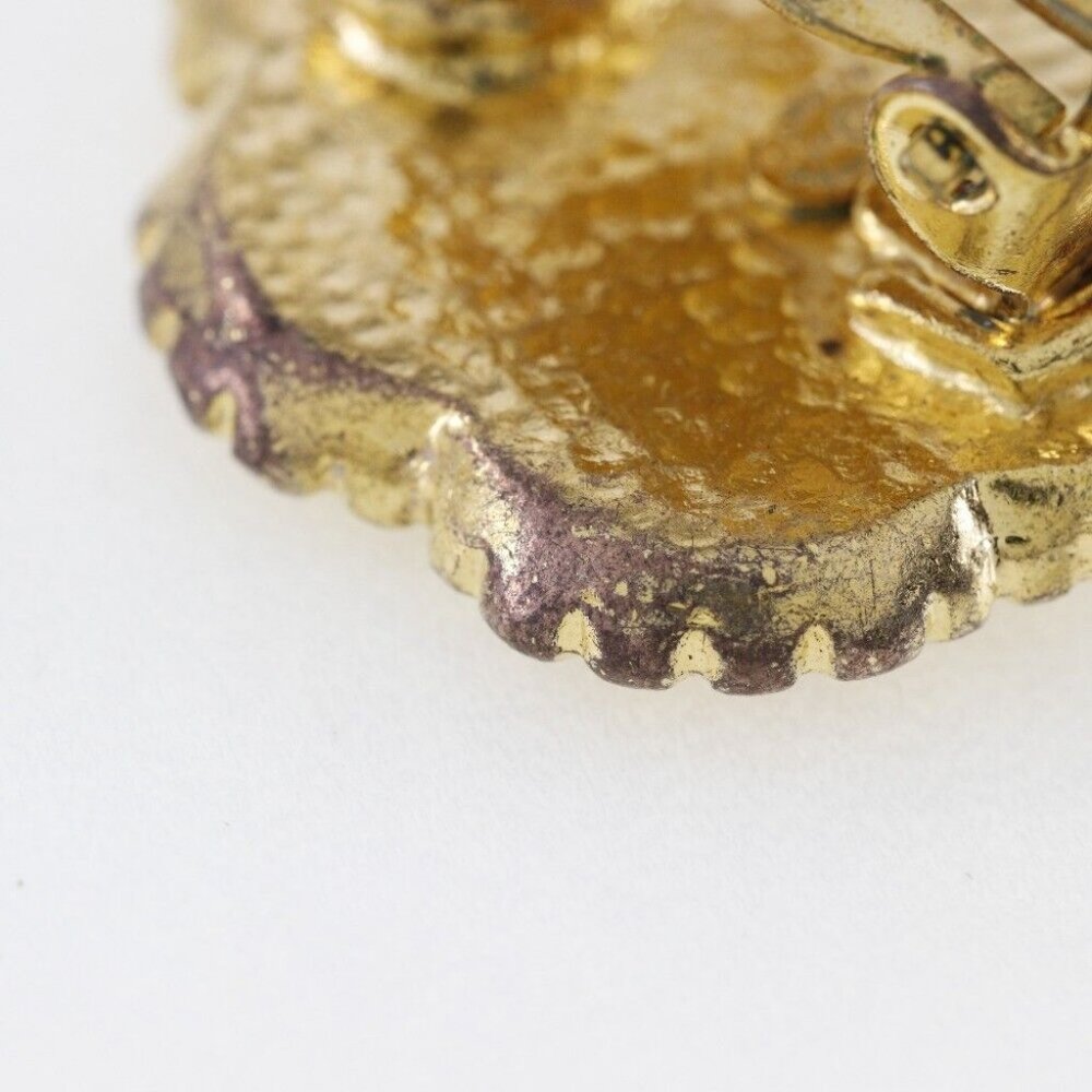 CHANEL Earring vintage Plated Gold 17.4g Women - Picture 8 of 8